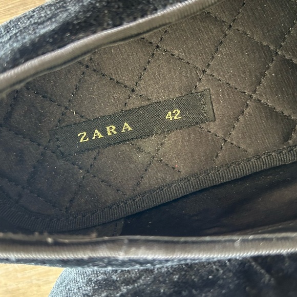 Zara studded velvet slip on loafers mens size 42 - Picture 9 of 9
